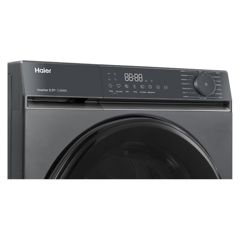 Haier 8.5kg Front Load Washer - Dark