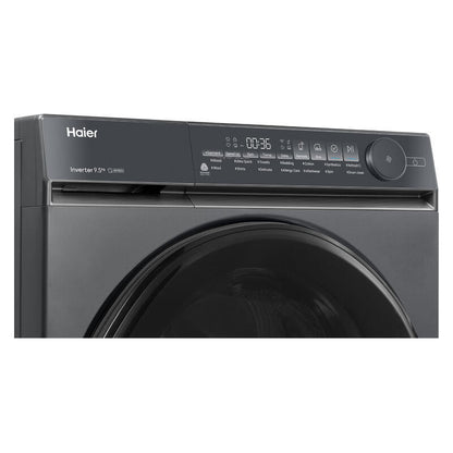 Haier 9.5kg Front Load Washing Machine - Dark