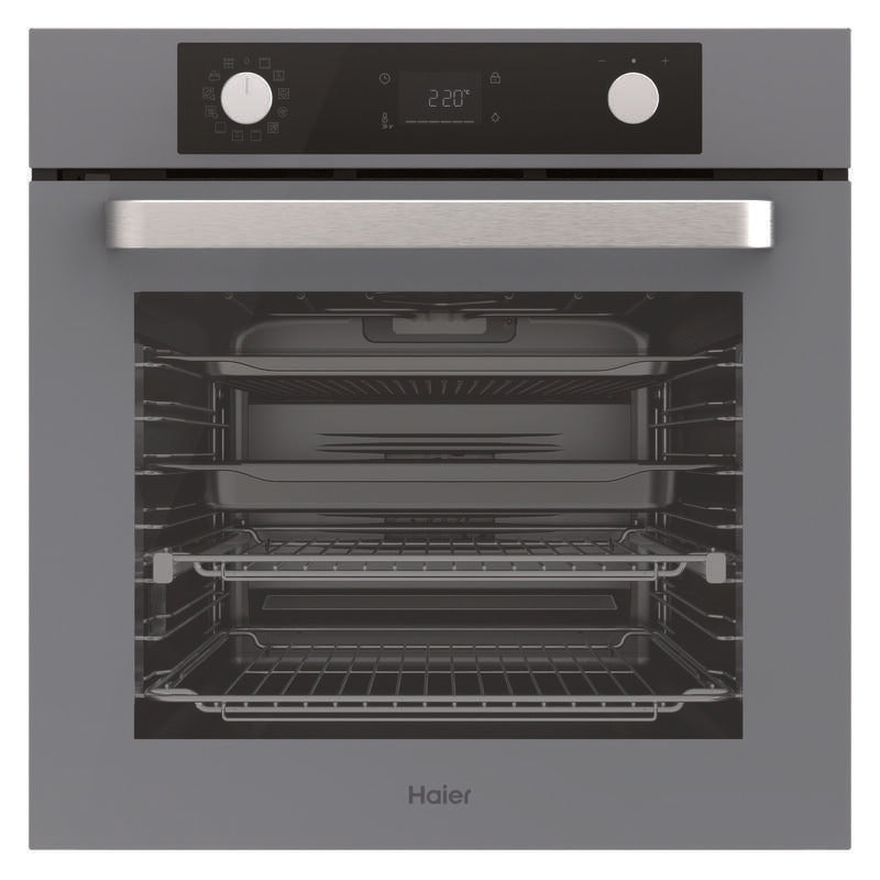 Haier 60cm 500 Series Built in Oven Air Fry and Steam Assist - Grey