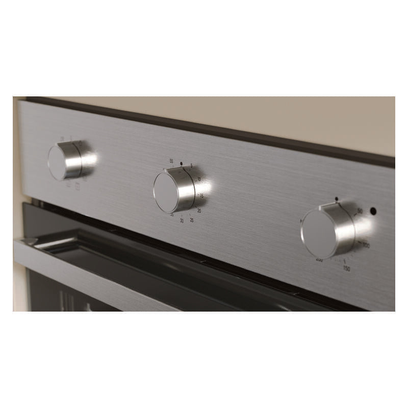 Haier 60cm 300 Series Built-In Oven 10A Plug - Black