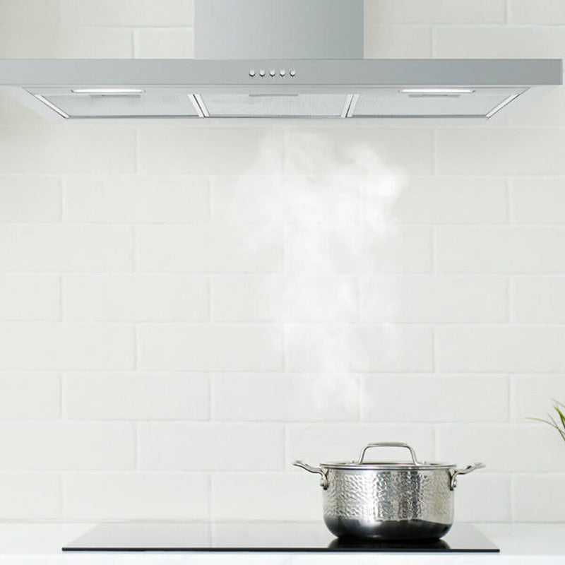 Haier 90cm Box Canopy Rangehood - Stainless Steel