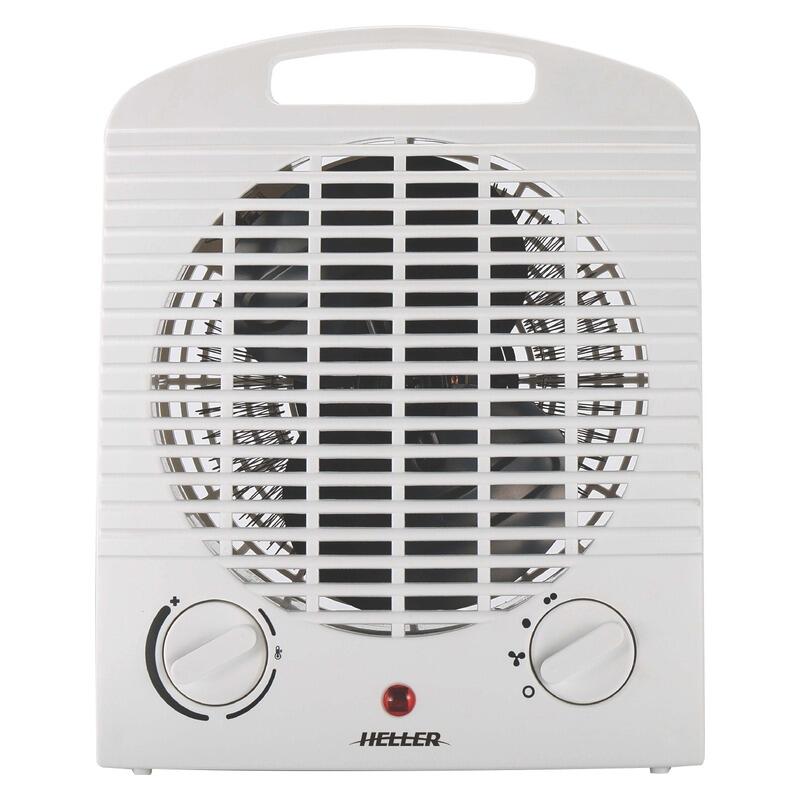 Heller 2000W Upright Fan Heater - White