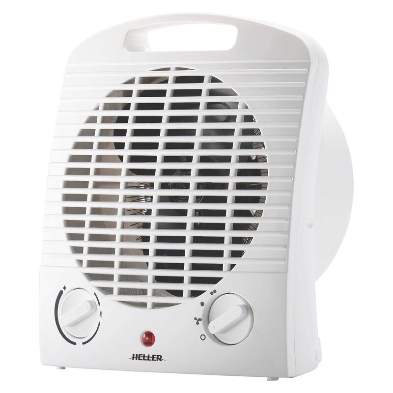 Heller 2000W Upright Fan Heater - White