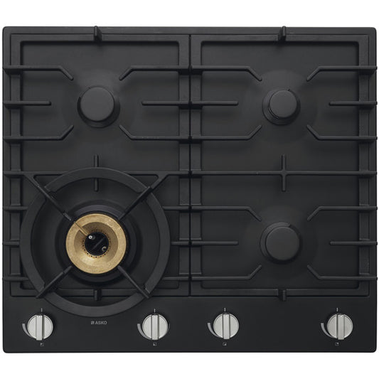 ASKO 60cm 4 Burner Gas Cooktop - Anthracite