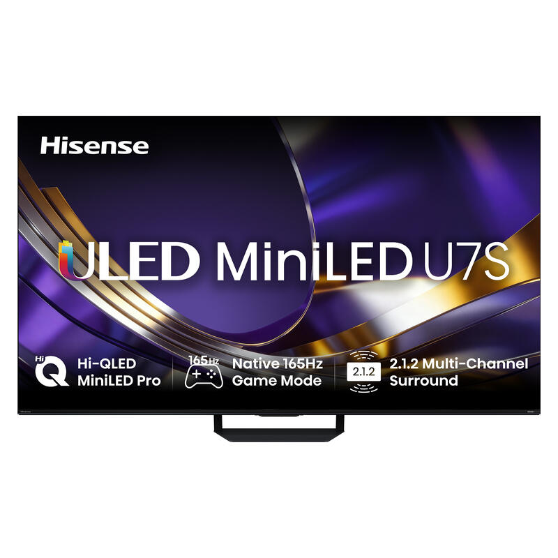 Hisense 65" U7QAU Smart 4K QLED Mini-LED TV (2026)