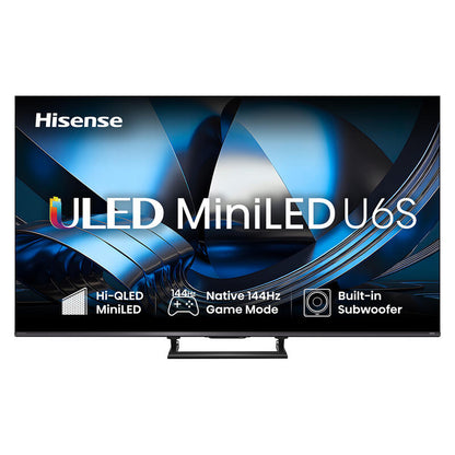 Hisense 85" U6SAU Smart 4K Hi-QLED Mini-LED AI TV (2026)