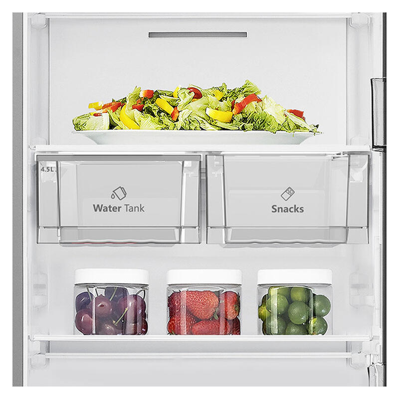 Hisense 632L Side-by-Side Fridge Freezer with Ice & Water Dispenser - Black