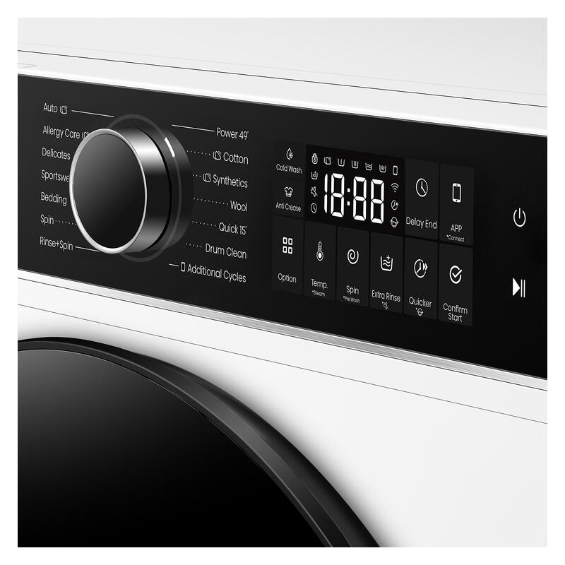 Hisense Series 5I Max Drum Front Load Washing Machine - White