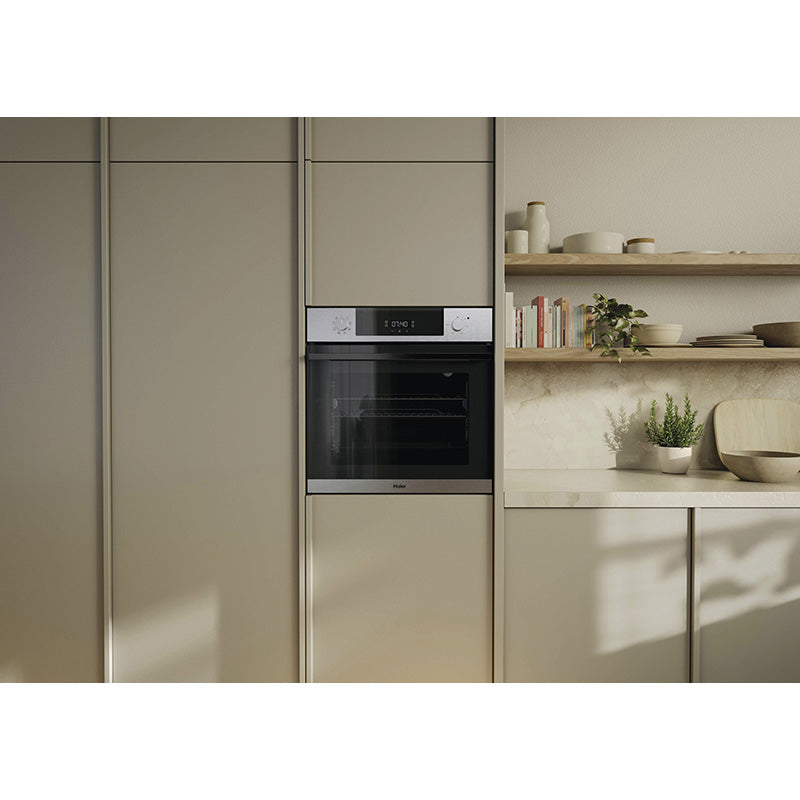 Haier 60cm 500 Series Built-In Oven Aire Fry Steam Assist - Stainless Steel