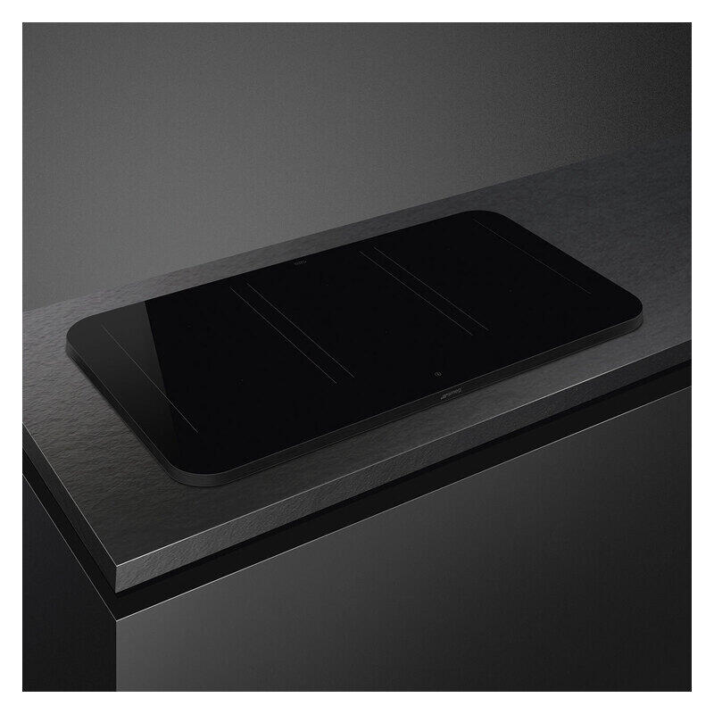 Smeg Isola 90cm Alta Induction Cooktop with Autovent 2.0 - Matte Black