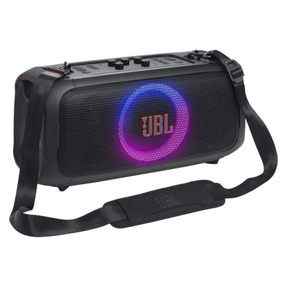 JBL PartyBox On-the-Go Essential IPX4 Portable Party Speaker with Microphone