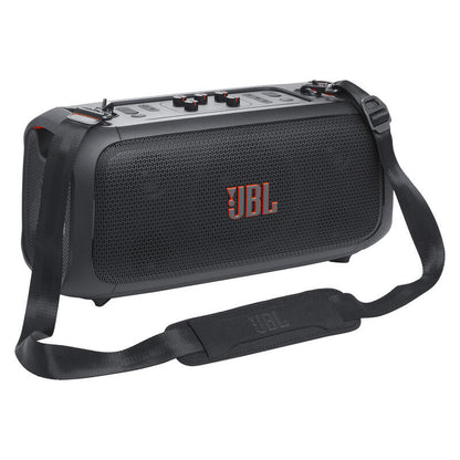 JBL PartyBox On-the-Go Essential IPX4 Portable Party Speaker with Microphone