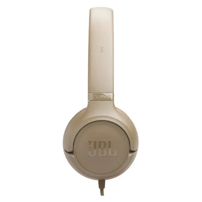 JBL Tune 530 Wired USB-C On-Ear Headphones - Beige