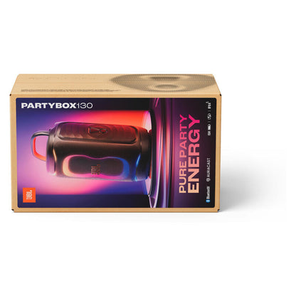 JBL PartyBox 130 Portable Speaker with Replaceable Battery - Black