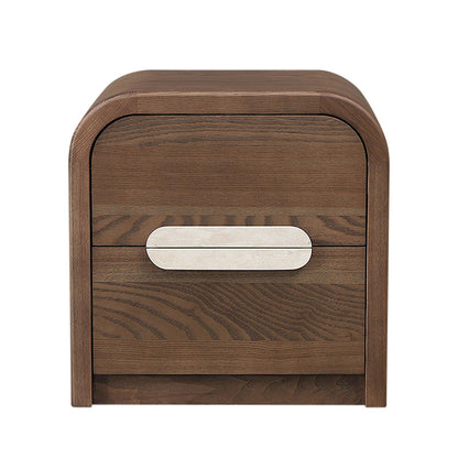 Karvia Walnut Bedside Table