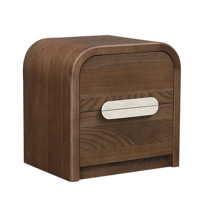 Karvia Walnut Bedside Table