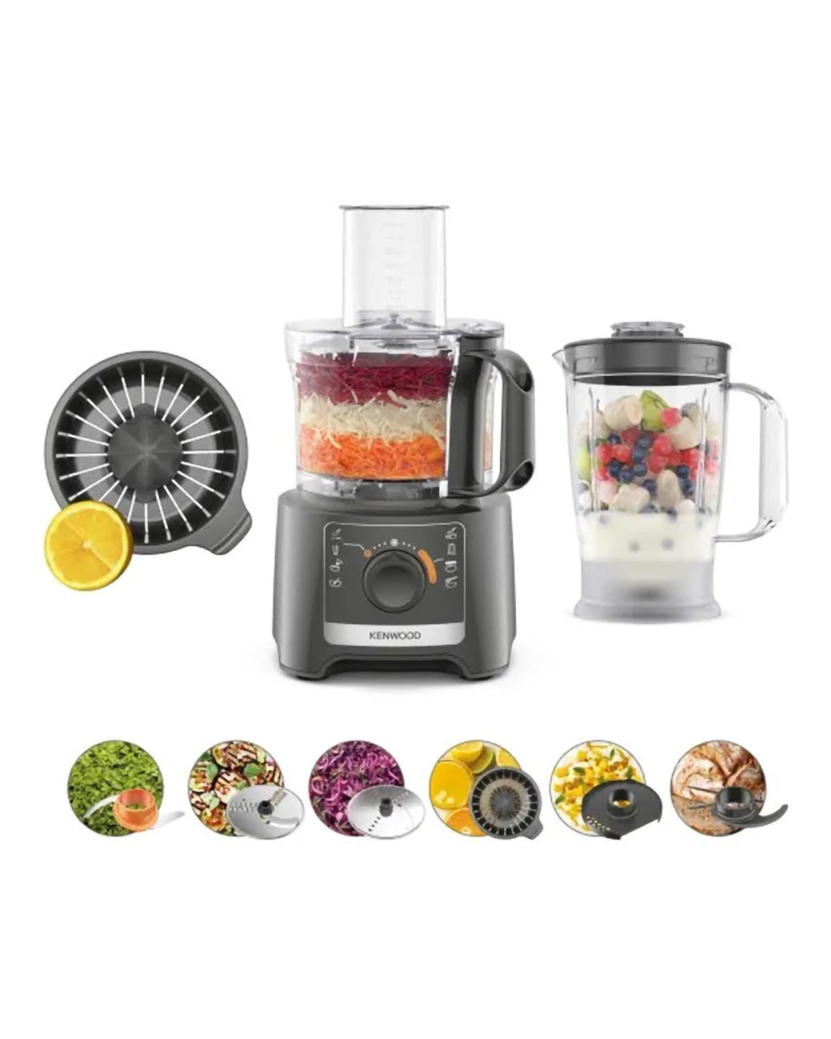 Kenwood Multipro Compact All-in-1 System Food Processor and Blender ...