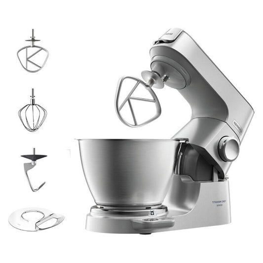 Kenwood 5L Titanium Chef Baker Stand Mixer - Silver