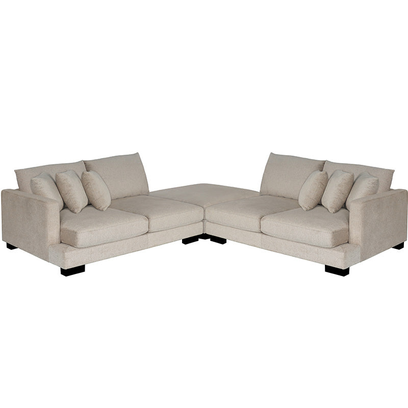 Laguna Deep Seat Modular Lounge - Champagne Fabric