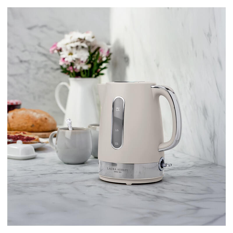 Laura Ashley 1.7L Jug Kettle - Dove Grey