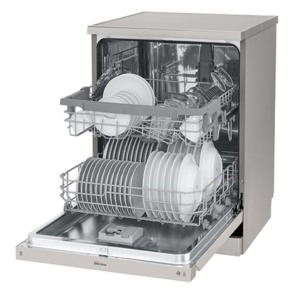 LG 60cm QuadWash Dishwasher - Platinum Steel