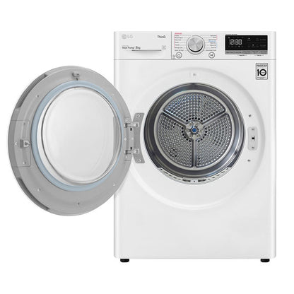 LG 8kg Heat Pump Dryer - White