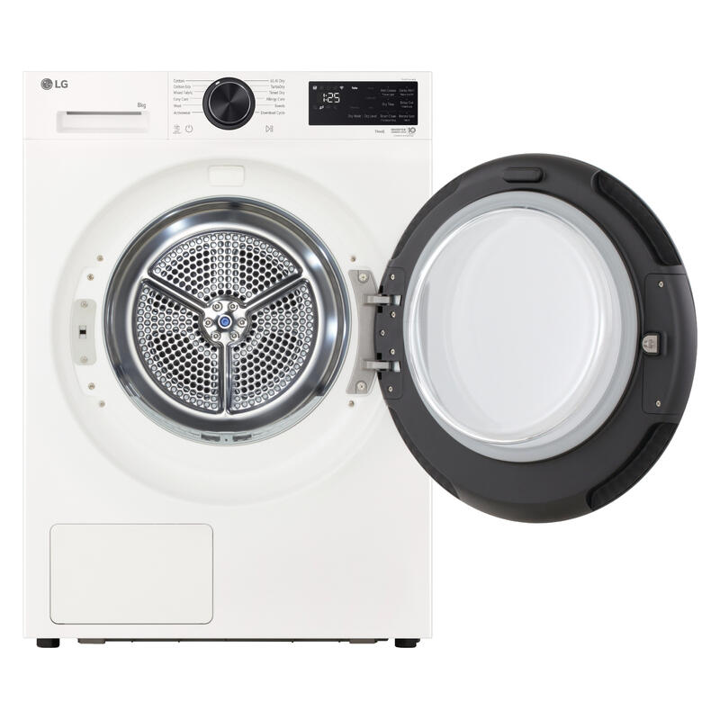 LG 8kg AI Heat Pump Condenser Dryer - White (Series 3)