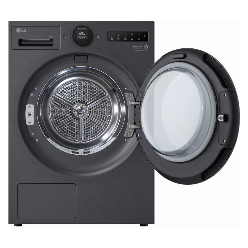 LG 9kg Series 9 AI Heat Pump Dryer - Matte Black