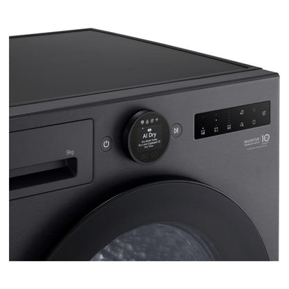 LG 9kg Series 9 AI Heat Pump Dryer - Matte Black