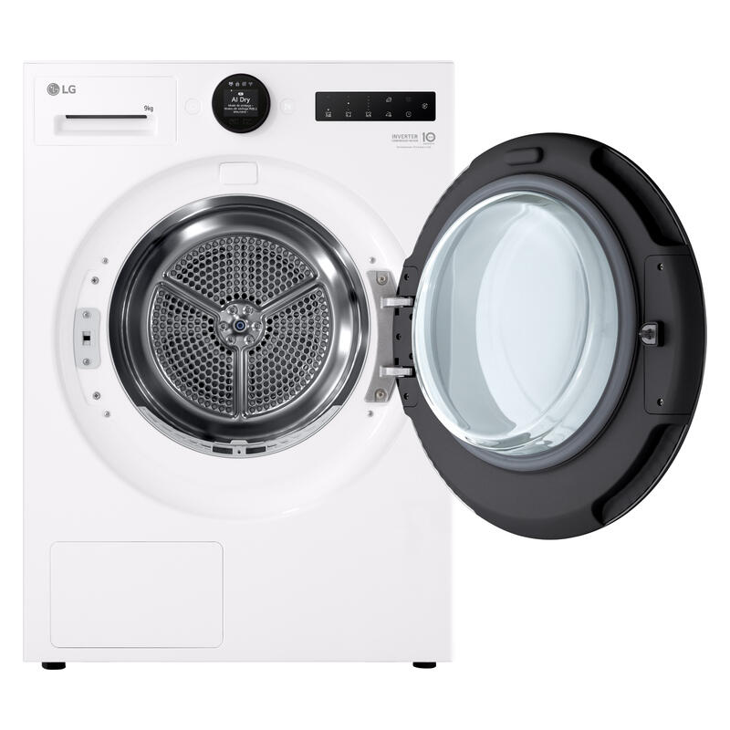 LG 9kg Series 9 AI Heat Pump Dryer - Essense White