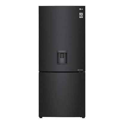 LG 420 Litre Bottom Mount Refrigerator - Matte Black