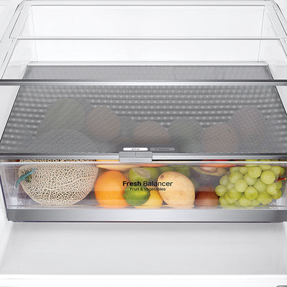 LG 420 Litre Bottom Mount Refrigerator - Matte Black