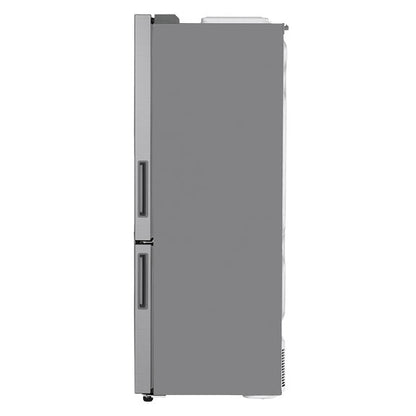 LG 420 Litre Bottom Mount Refrigerator - Stainless Steel