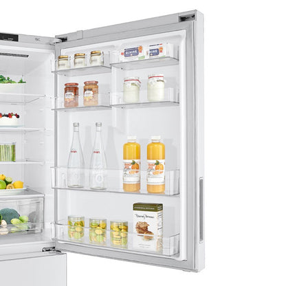 LG 420 Litre Bottom Mount Refrigerator -  White