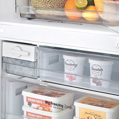 LG 420 Litre Bottom Mount Refrigerator -  White