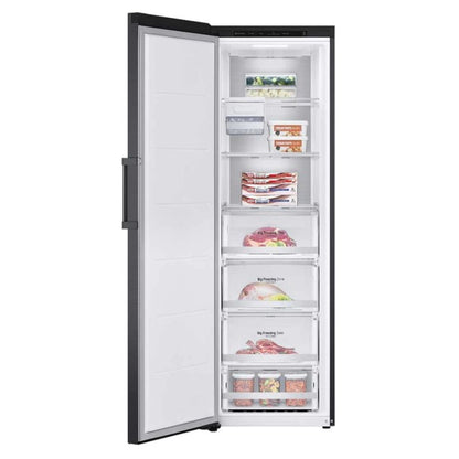 LG 324L One Door Vertical Freezer - Matt Black