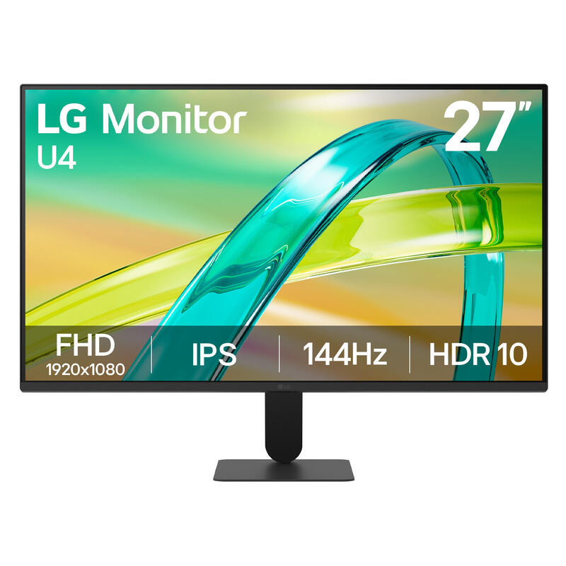 LG 27" FHD IPS 3-Side Borderless 144Hz Monitor