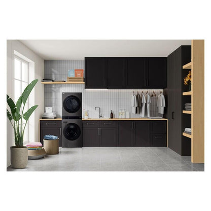 LG 19kg + 10kg Smart AI WashTower All-In-One Stacked Washer Dryer Combo - Black