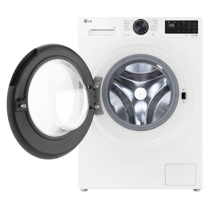 LG 8kg AI Front Load Washing Machine (Series 3) - White