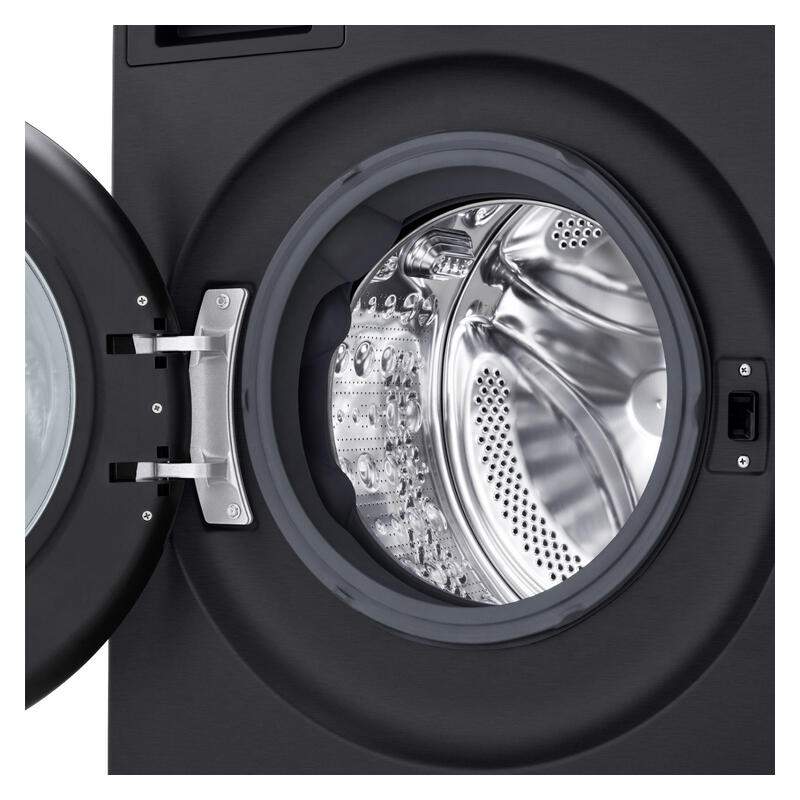 LG 12kg + 8kg Smart AI Front Load Washing Machine and Dryer Combo – Matte Black (Series 10)