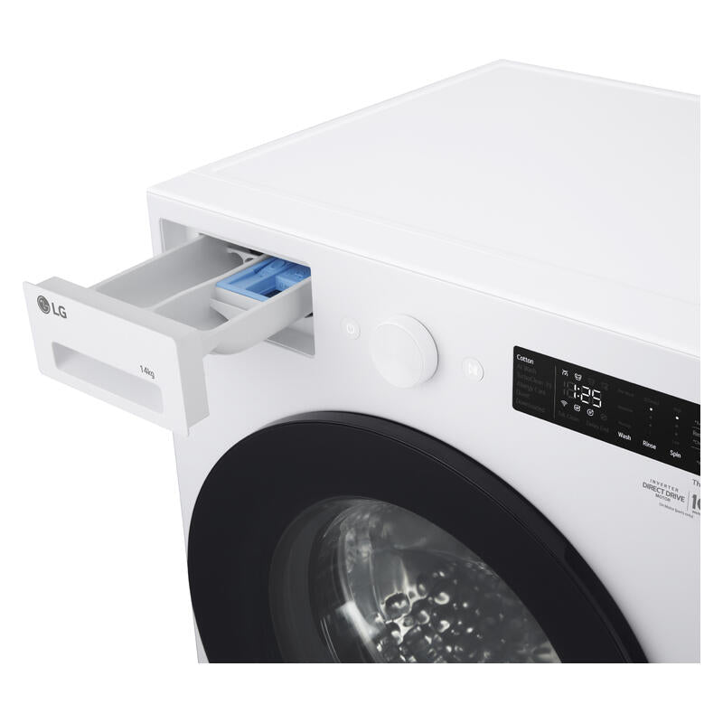 LG 14kg Smart AI Front Load Washing Machine - Matte White (Series XL)
