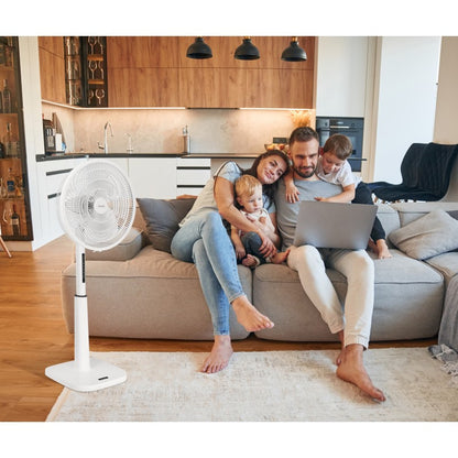 Mitsubishi Electric 40cm Pedestal Fan with Remote Control - White