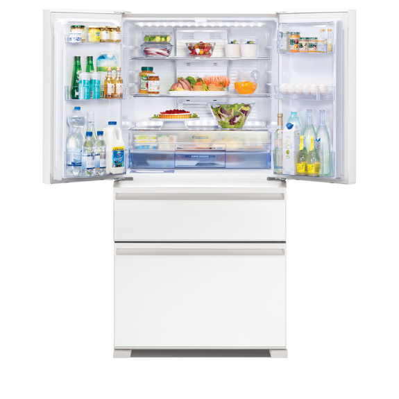 Mitsubishi Electric 564L Multi Drawer Fridge Freezer - White