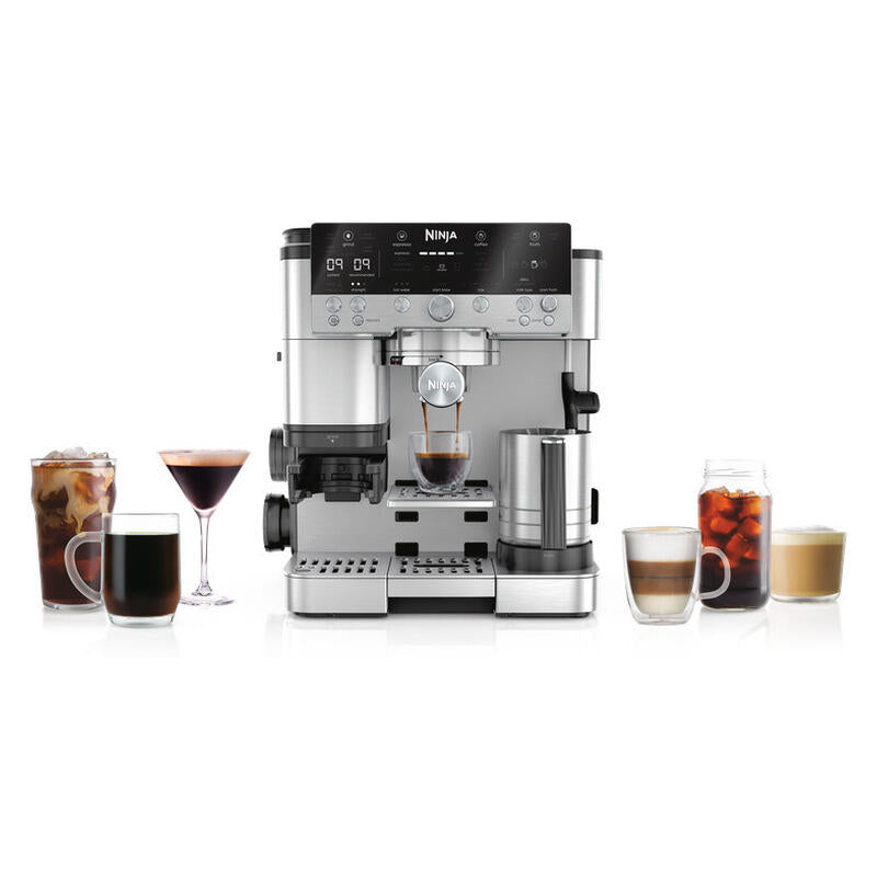 Ninja Luxe Cafe Premier Espresso Manual Coffee Machine - Stainless Steel