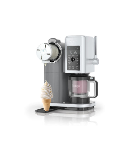 Ninja Swirl by CREAMi Soft Serve and Ice Cream Maker - Platinum Silver