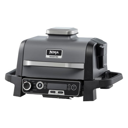 Ninja Woodfire Electric BBQ  Grill & Smoker - Black/Cool Grey