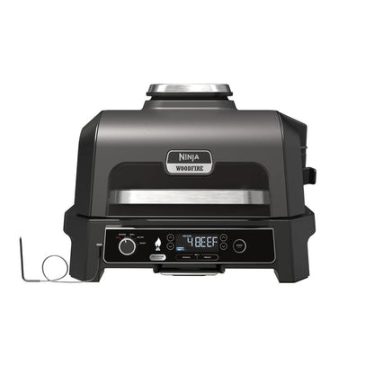 Ninja Woodfire Electric BBQ Grill and Smoker - Cool Grey