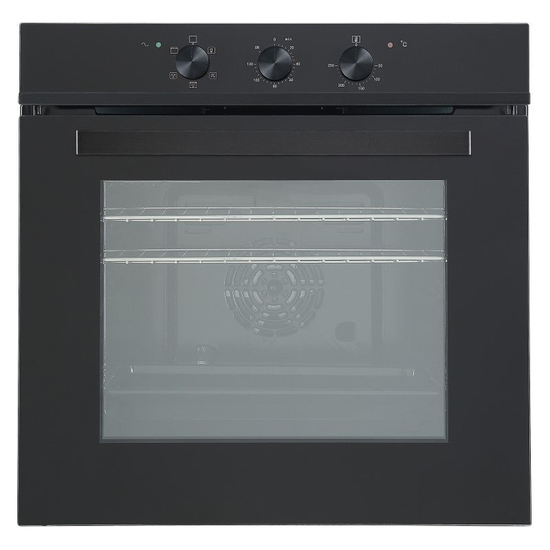 Norj 60cm Built-In Oven with 5 Functions - Black