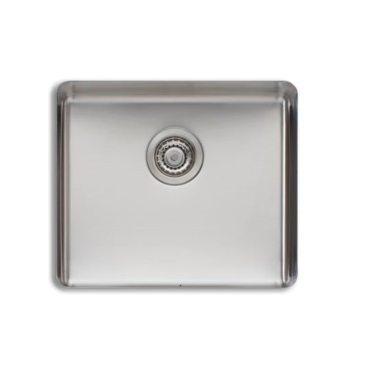 Oliveri Sonetto Single Bowl Sink - Brushed Stainless Steel