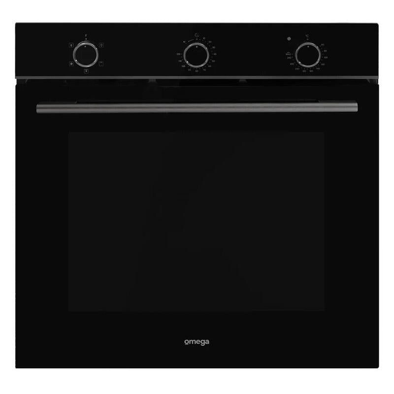 Omega 60cm 5 Function Built-In Oven - Black